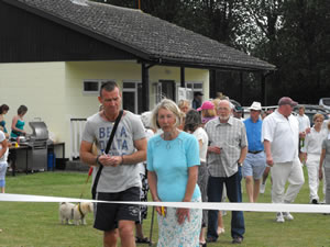 Judy Saunders opens the event. Picture by Sarah Scott
